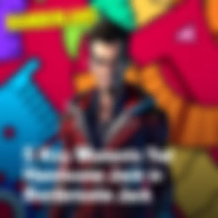 Handsome Jack in his iconic outfit with a sly smile, standing against a colorful background from Borderlands