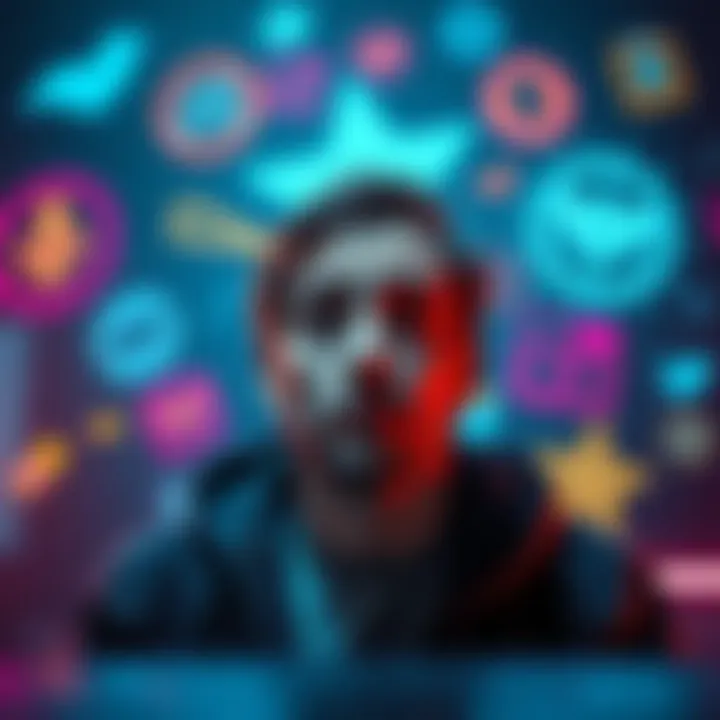 Hank looking worried while surrounded by symbols representing connorphobia