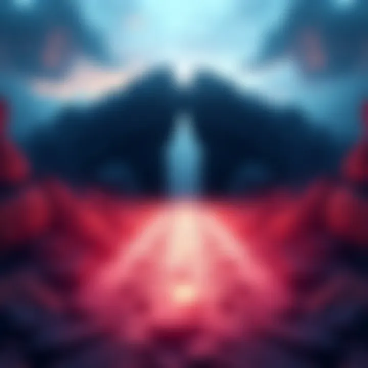 Choice between Hanson and BARGHEST A visual representation of two paths, one leading to Hanson and the other to BARGHEST, symbolizing the choices people face.