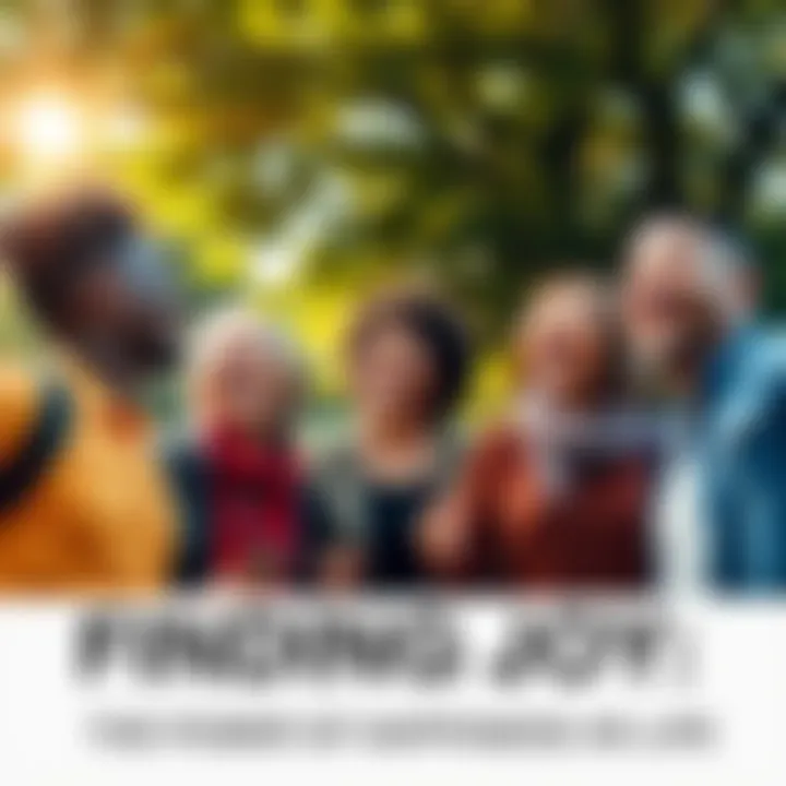 Group of diverse people smiling and celebrating together in a park, surrounded by nature
