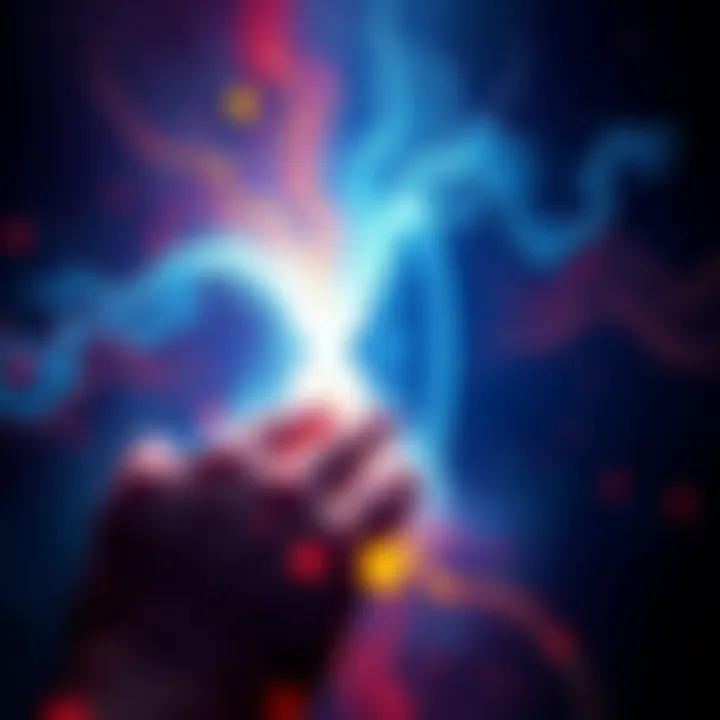 A stunning visual representation of harmony and dissonance, illustrating the balance of opposing forces in fate