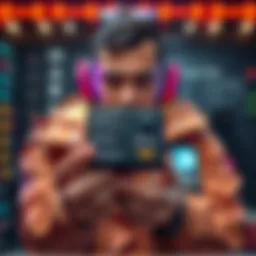 A trader showcasing a Harris module with a focus on its attributes like cooldown reduction and rarity boosts, ready for a trade offer.