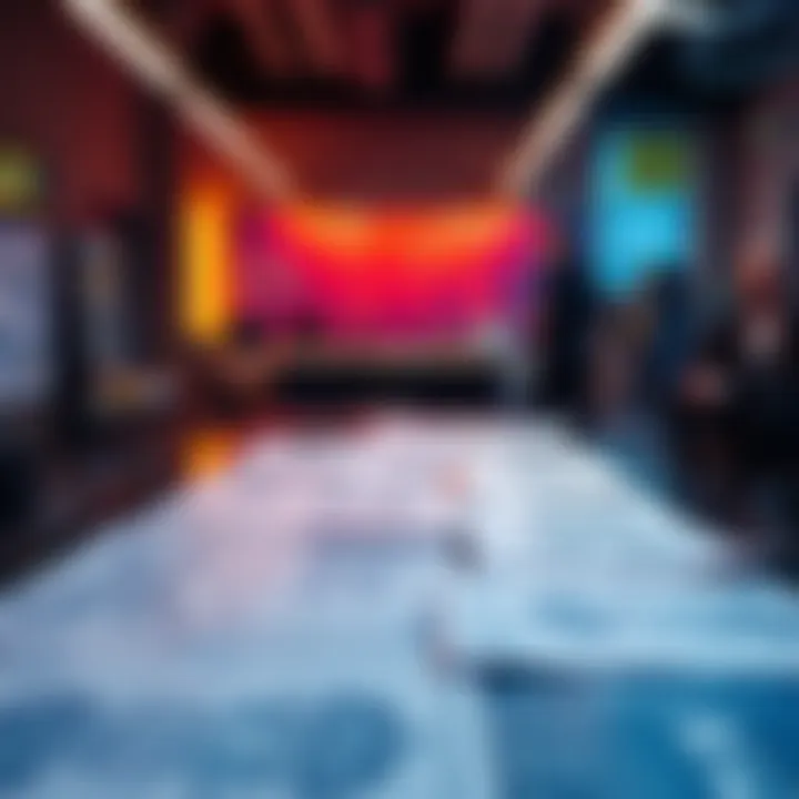 Harrow chassis blueprints displayed on a table A collection of Harrow chassis blueprints spread out, with a player examining them curiously