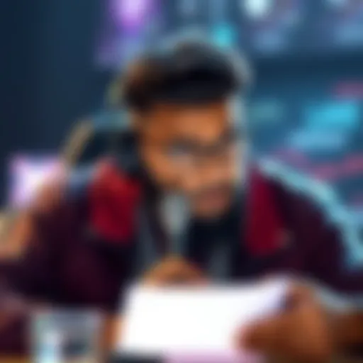 Hasan analyzing Emiru's critique of Twitch's enforcement with a thoughtful expression