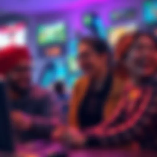 Hasan and Alexandria Ocasio-Cortez laughing during an Among Us game session, with colorful game graphics in the background.