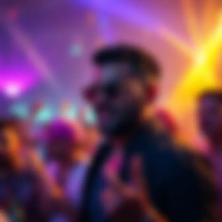 Hasan confidently claims he is the richest person at a lively Faze party, capturing the attention of guests.