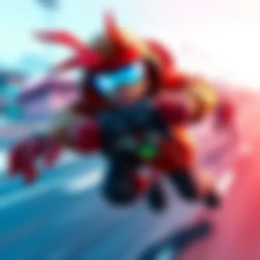 A vibrant image of a fast character racing with a gaming controller, promoting the Haste game giveaway on Steam.