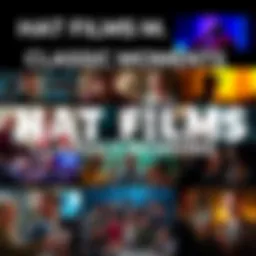 A collage of memorable scenes from Hat Films videos showcasing humor and fun characters