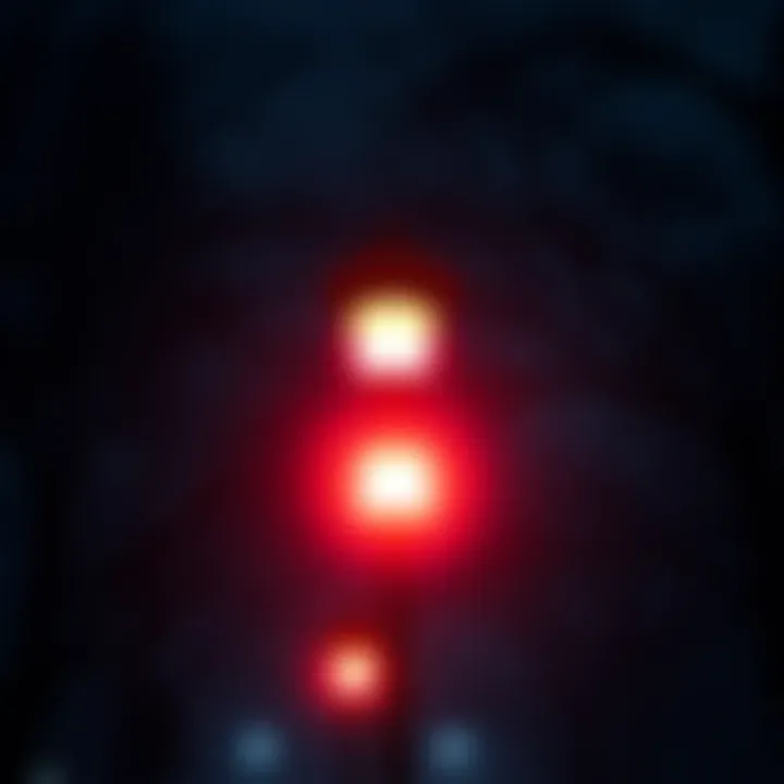 A glowing street light in a dark game environment, casting an eerie light and creating a spooky atmosphere.