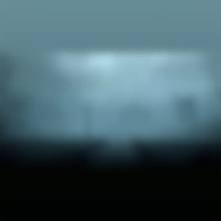 A dark, foggy path in a desolate environment with eerie silhouettes suggesting horror elements, reminiscent of Hideo Kojima's vision for Silent Hills.