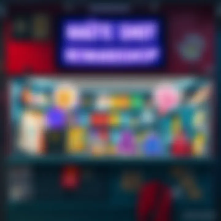 A colorful display of rewards at the Haute Shot Reward Shop, featuring various items and a lack of updates.