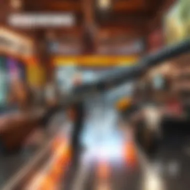 Hawthorne's Shotgun and Game Activities A field-forged shotgun featured in a game setting, surrounded by visuals of daily challenges and events.