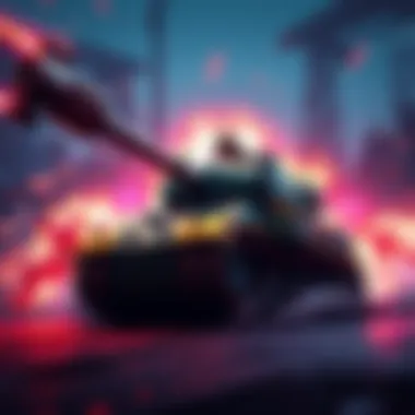 Hazard, the Scottish tank character, showcasing his barrier abilities in a dynamic gameplay scene.