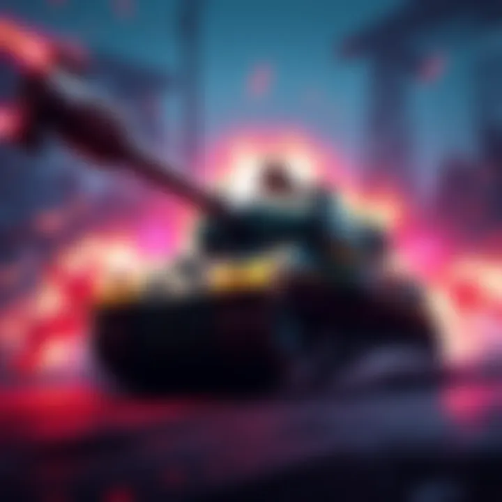 Hazard in Action Hazard, the Scottish tank character, showcasing his barrier abilities in a dynamic gameplay scene.