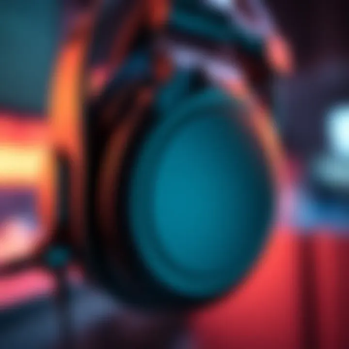 Close-up of a headset with face spacers and gaskets showing weak magnetic connection