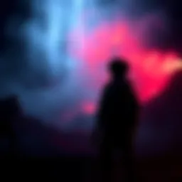Heartbreaking Game Ending Scene A character standing alone in a dark environment, looking somber as the game fades to black, reflecting on a tragic conclusion.