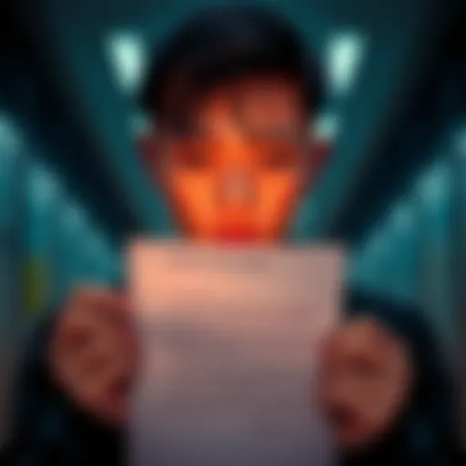 Heartfelt plea for pride A person with a somber expression holds a letter addressing Shifu, reflecting a desire for validation and recognition.