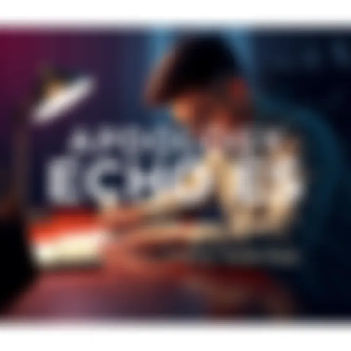 Someone sitting at a desk, writing a letter with a thoughtful expression, symbolizing reflection and apology