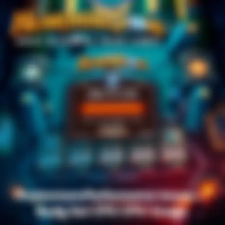 A Hearthstone game screen showing a performance alert due to high CPU usage. The interface includes cards and a digital board game setting.