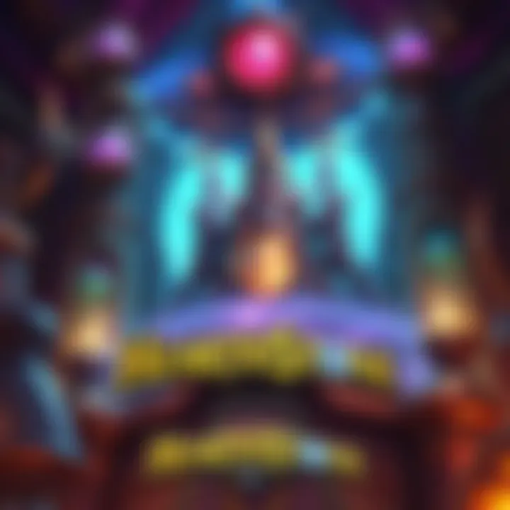 A Hearthstone game screen showing Dalaran Heist and Dungeon Run modes with AI elements