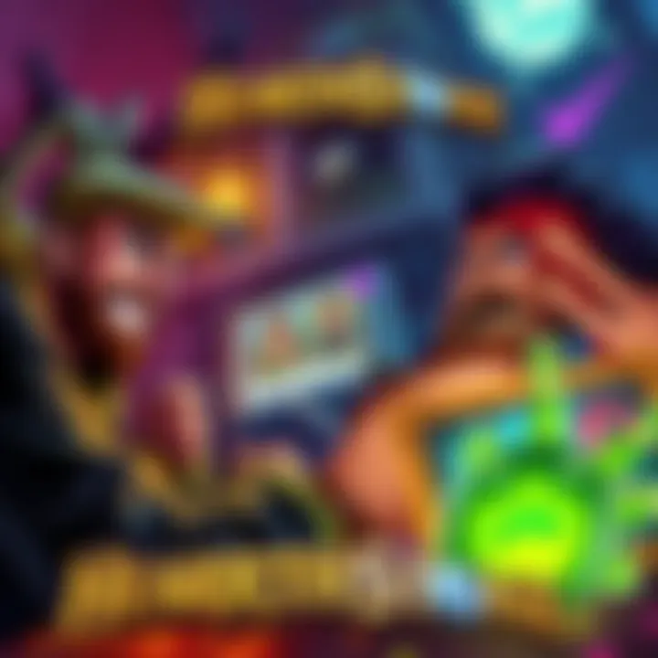 Frustrated players reacting to the removal of Runestones from Hearthstone class set purchases, showing discussions on their screens.