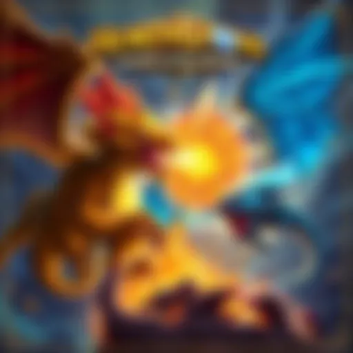 Art showcasing the clash between the Bronze Dragonflight and Infinite Dragonflight with new cards from Hearthstone's Echoes of the Infinite Mini-Set