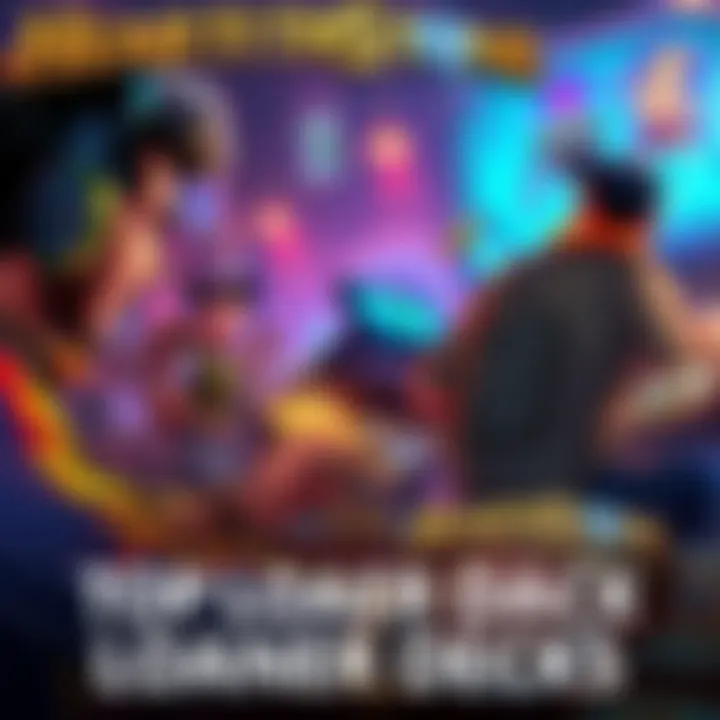 New players exploring loaner decks for Hearthstone with cards and game interface visible