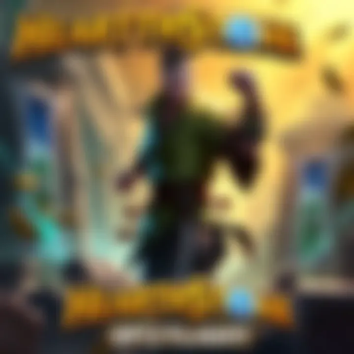 Concept art of the new Monk class for Hearthstone, featuring a dynamic character design with traditional monk attire and martial arts poses, surrounded by card symbols and game elements.