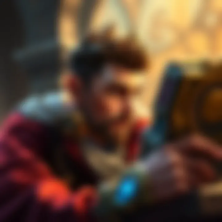 A Hearthstone player looks surprised after receiving a friend request and message from an opponent, reflecting on the game's community dynamics.
