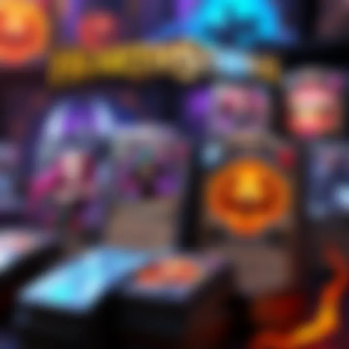 A display of Hearthstone signature packs featuring Alexstrasza and Umbra with vibrant card art.