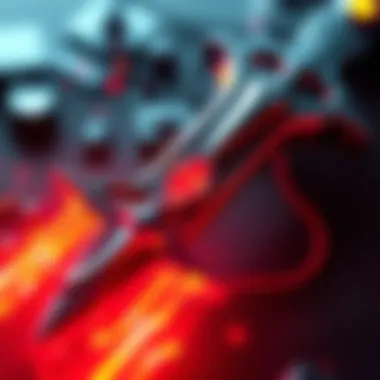Heat Issue with Exalted Umbra Blade A close-up of the Exalted Umbra Blade showing signs of overheating with a glowing edge