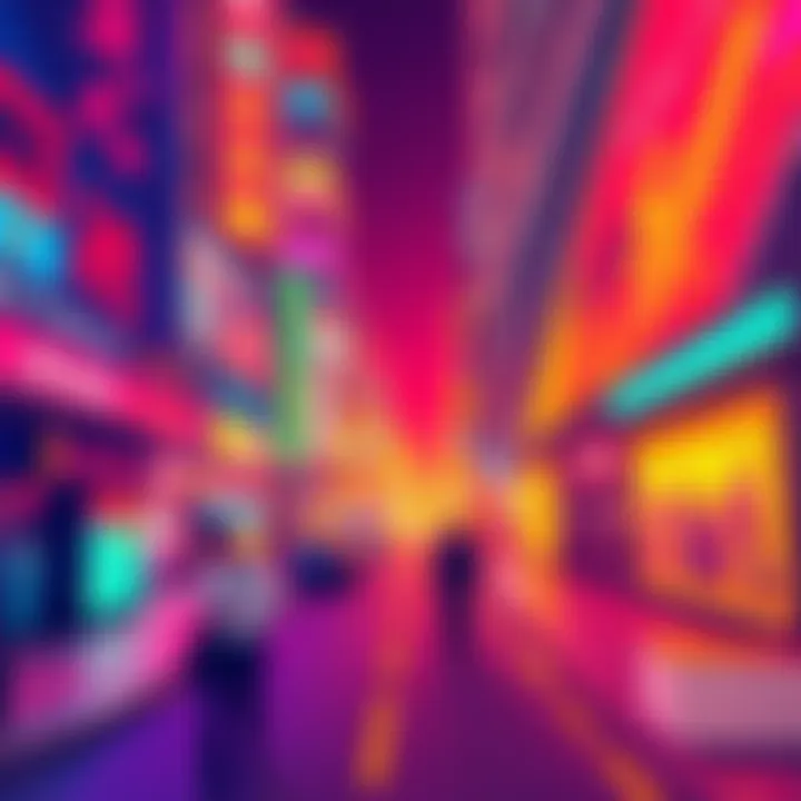 Heat Vision Unveiled A visual representation of heat vision technology showcasing temperature variations in a vibrant urban landscape