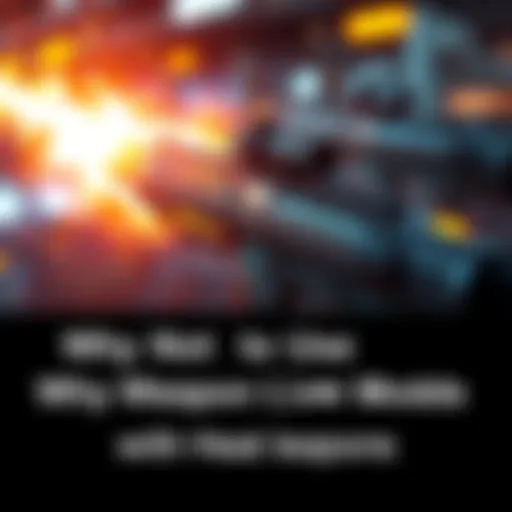 A futuristic heat weapon firing with visible heat distortion, showing efficiency without mods.