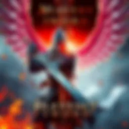 The cover of Heavenly Sword featuring a fierce warrior holding a sword with a dramatic background