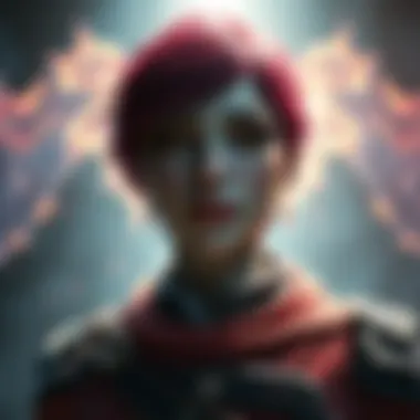 A screenshot showing a character with animation glitches and poor texture quality in Heaven's Reach on PS5.
