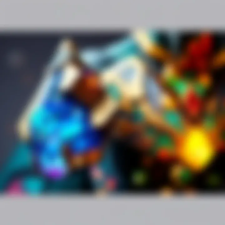 A close-up of Heirloom Shards alongside a vibrant image of Wattson's mythic skin design