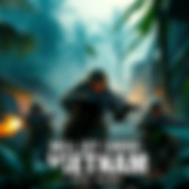 Vietnam War combat scene Intense gameplay scene from Hell Let Loose: Vietnam featuring soldiers in action amidst jungle settings