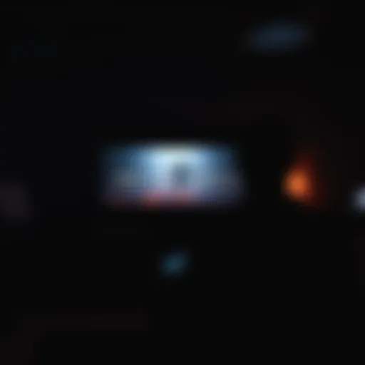 A player sits in a dark room, focused on a gaming console screen showing Hellblade 2, with distinct black bars framing the scene, creating a stark reminder of the game's confined experience.