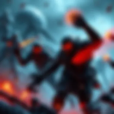 A Helldiver character engaging in combat with enemies, showcasing teamwork and strategic plays in a thrilling game environment.