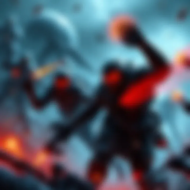 A Helldiver character engaging in combat with enemies, showcasing teamwork and strategic plays in a thrilling game environment.