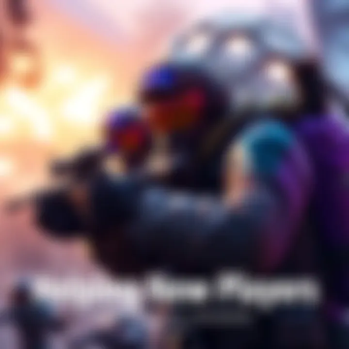 A seasoned player in a weak loadout guiding new Storm Shield Defense players in Stonewood, emphasizing teamwork during V-Buck missions.