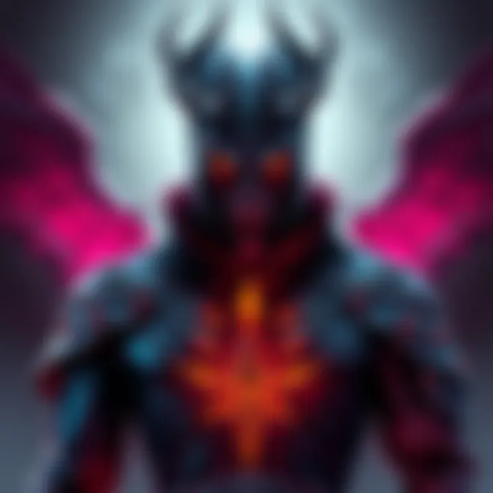 Concept art of Henry Creel skin for ST Vecna featuring a character design inspired by gaming aesthetics.