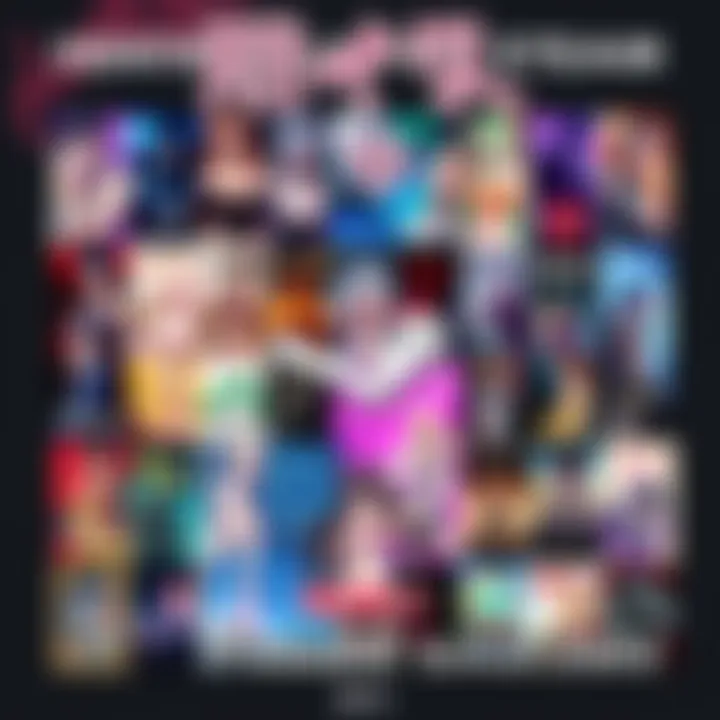 A collage of popular hentai game covers on Steam showing various characters and art styles, illustrating the rise of this genre since 2005.