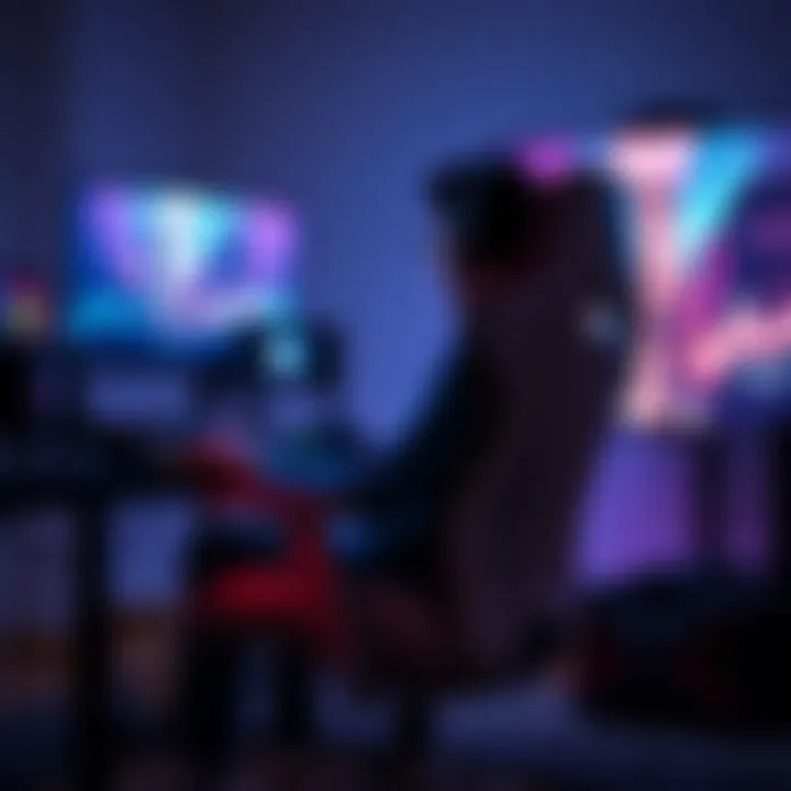 Herman Miller Aeron chair used for gaming User sitting in a Herman Miller Aeron chair while gaming, showing a computer setup with a mouse and keyboard