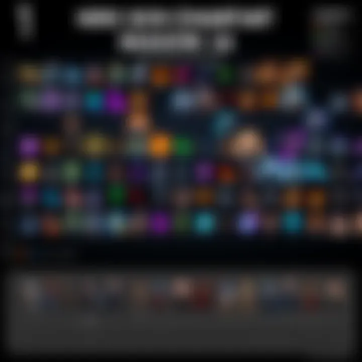 Visual representation of the Hero Skin Distribution for Season 16, showing changing trends and popular choices among players.