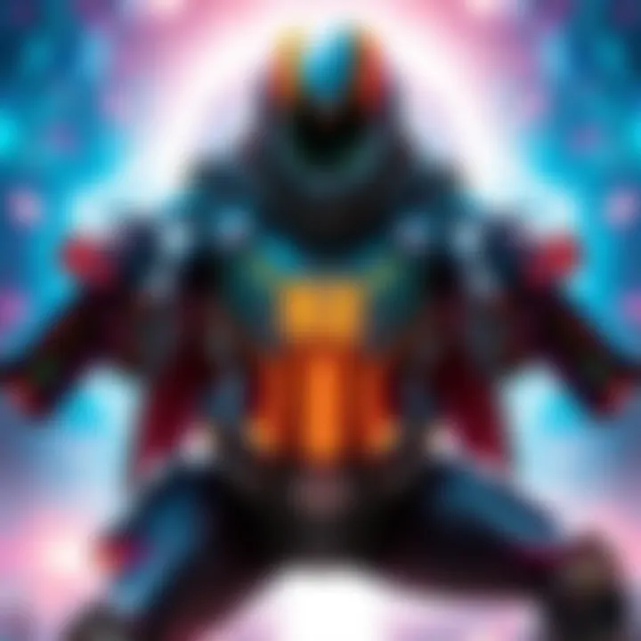 Hero 52 displaying enhanced cybernetic abilities and dual pistols in an action pose