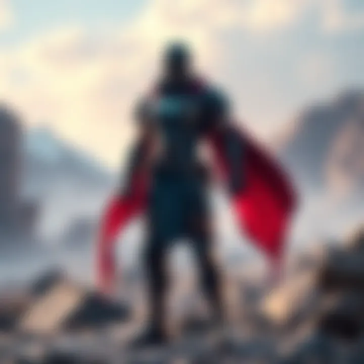 A character from Arc Raiders stands confidently, showcasing their powerful stance in a futuristic landscape, symbolizing their role in the game's story.