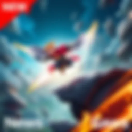 Game character soaring in the air with a small hitbox, depicting abilities causing gameplay imbalance.