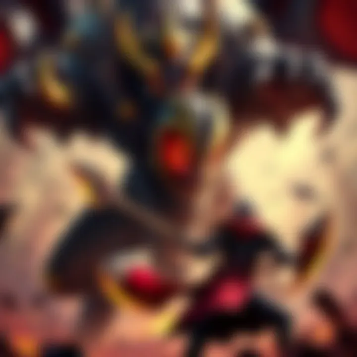 A gaming character uses the Impaler weapon to battle a large, fierce boss in an action-packed scene.