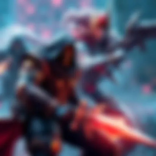 A gaming scene showing Doom character in mid position and Crystal Maiden in an unexpected role, illustrating unconventional hero strategies.